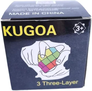 Speed Cube 2x2 3D Relief Effect Braille Magic Cube Puzzle,IQ Games Puzzle Special for Blind,Vision Weakness, 5cm