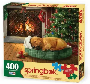 Springbok Puzzles - Christmas Wishes - 400 Piece Jigsaw Puzzle - Large 26.75 Inches by 20.5 Inches Puzzle - Made in USA - Unique Cut Interlocking Pieces - Big Pieces for Kids & Small Pieces for Adults