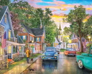Springbok's 350 Piece Jigsaw Puzzle Blissful Borough - Made in USA