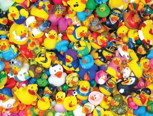 Springbok's 400 Piece Family Jigsaw Puzzle Funny Duckies - Made in USA