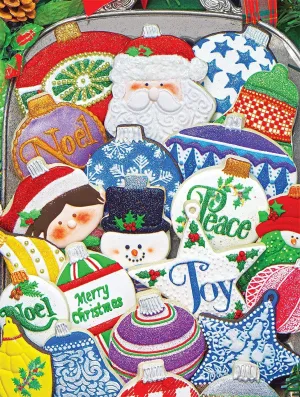 Springbok's 500 Piece Jigsaw Puzzle Christmas Ornament Cookies - Made in USA