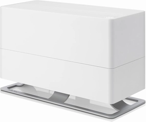 Stadler Form humidifier Oskar big, energy-saving humidifier for rooms up to 1077 square feet, evaporator with automatic switch-off, dimmable LEDs, very quiet, white