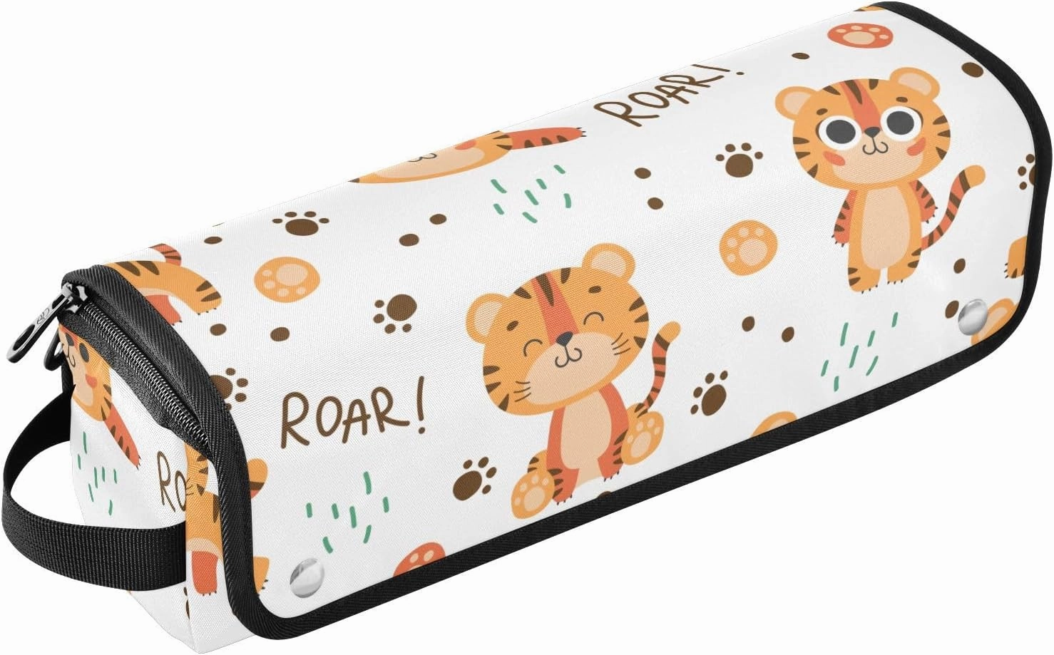 susiyo Cute Tigers Roar Animals Hair Tools Travel Bag for Curling Iron Hair Care Accessories Storage Pouch Womens Essentials