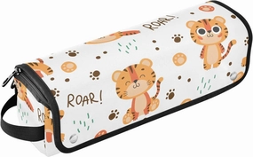 susiyo Cute Tigers Roar Animals Hair Tools Travel Bag for Curling Iron Hair Care Accessories Storage Pouch Womens Essentials