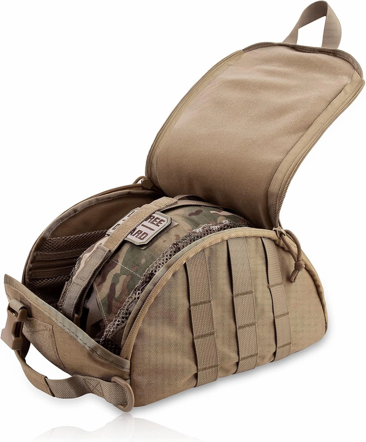 Tactical Helmet Bag Pack,Multi-Purpose Molle Storage Military Carrying Pouch for Sports Hunting Shooting Combat Helmets. …