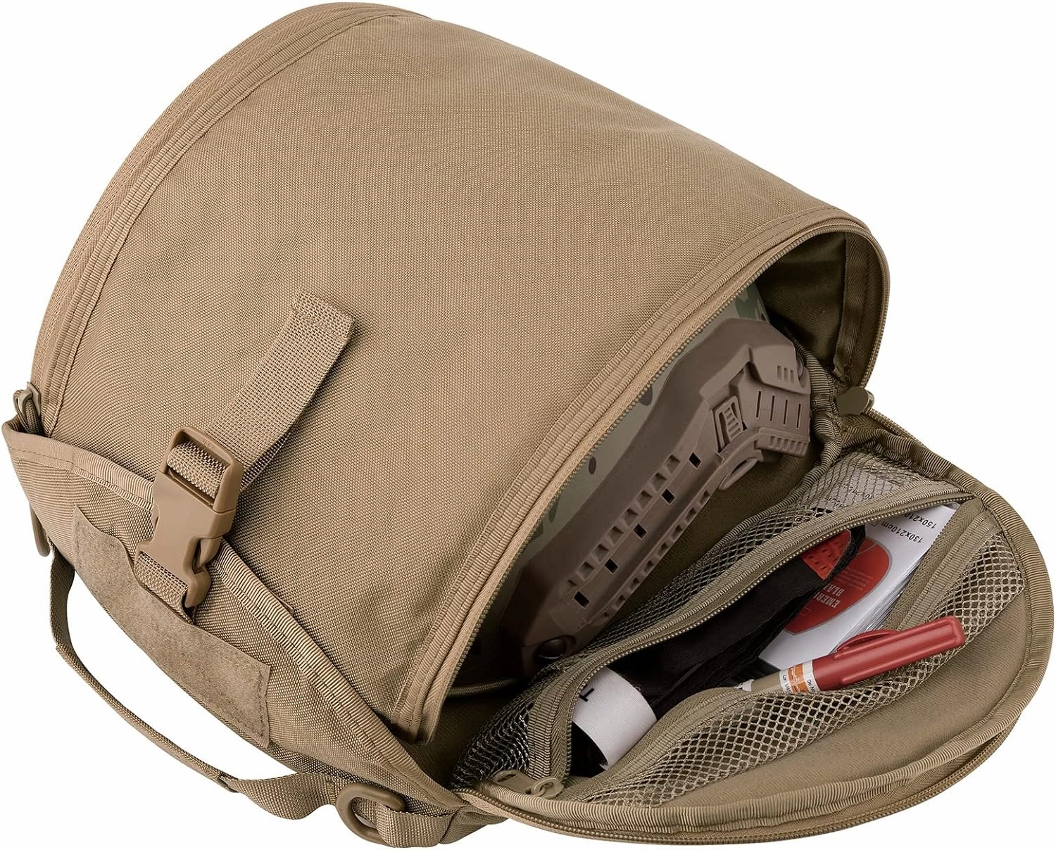 Tactical Helmet Bag Pack,Multi-Purpose Molle Storage Military Carrying Pouch for Sports Hunting Shooting Combat Helmets. …