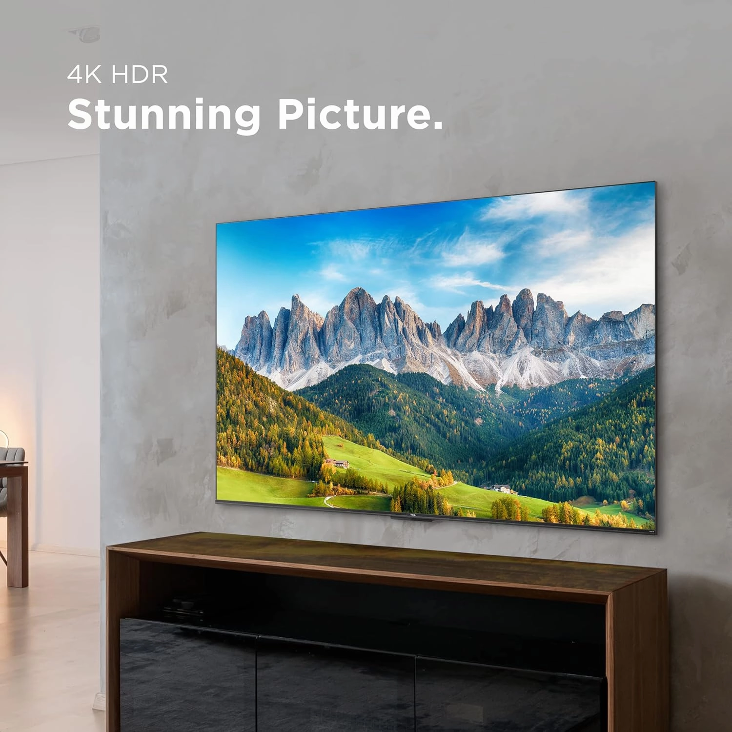 TCL 75" Class 4-Series 4K UHD HDR Smart Roku TV( Wi-Fi, RF, USB, Ethernet, HDM)I - 75S455