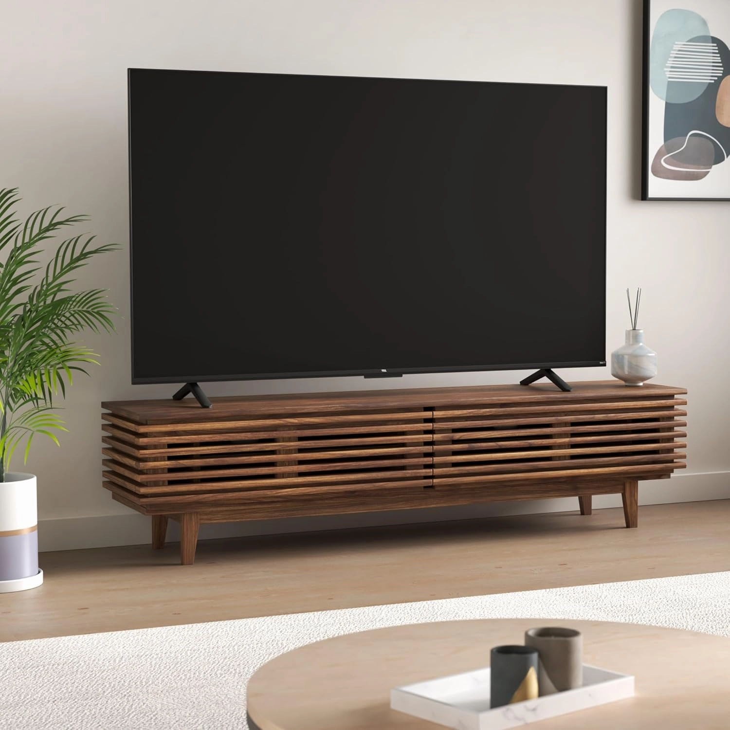 TCL 75" Class 4-Series 4K UHD HDR Smart Roku TV( Wi-Fi, RF, USB, Ethernet, HDM)I - 75S455