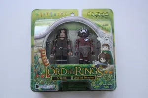 The Lord of the Rings Aragorn - Uruk-hai Berzerker 2 pack Mini Figure