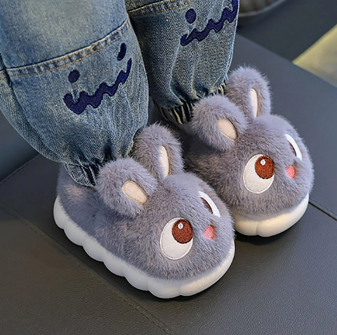 Toddler Bunny Slippers Indoor Plush Shoes Bunny Slippers for Kids