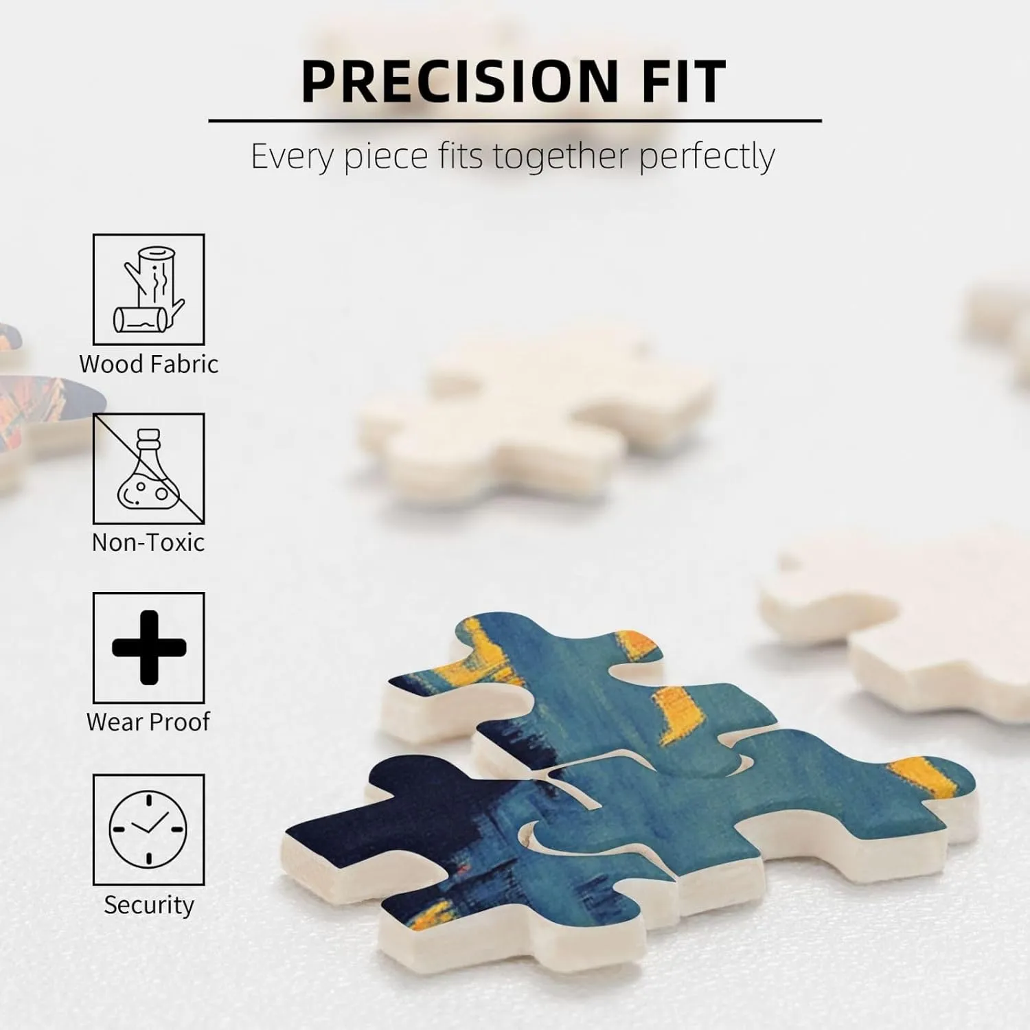 Urban Waterway Sailing Puzzle - 1000 Piece Wooden Jigsaw for Adults,Challenging City River & Boat Landscape Art，Pieces Fit Together Perfectly,Enjoy Solving Process,Gifts fro Friends