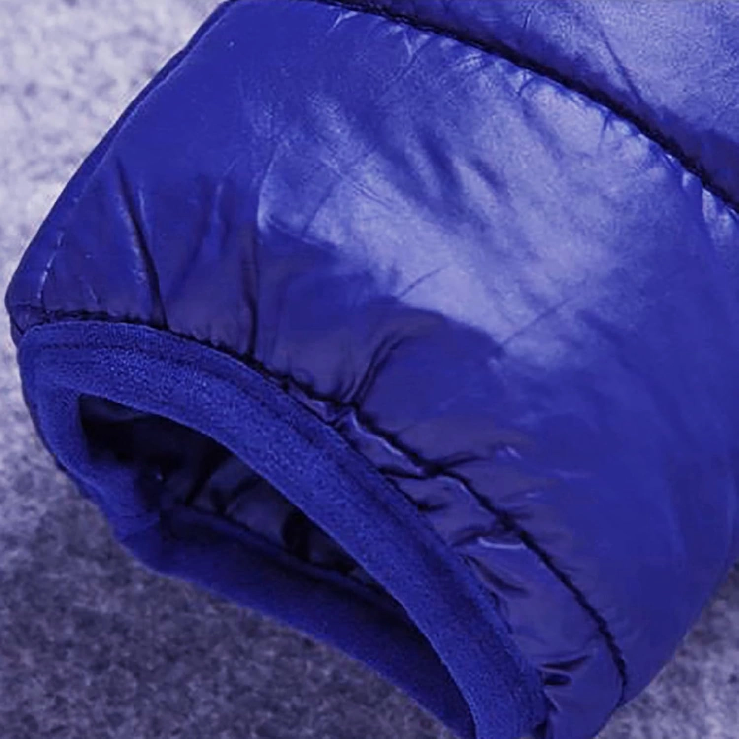 Warm Water Resistant Puffy Hooded Casual Loose Stand Up Collar Jacket with Removable Hood Packable Puffer Jacket