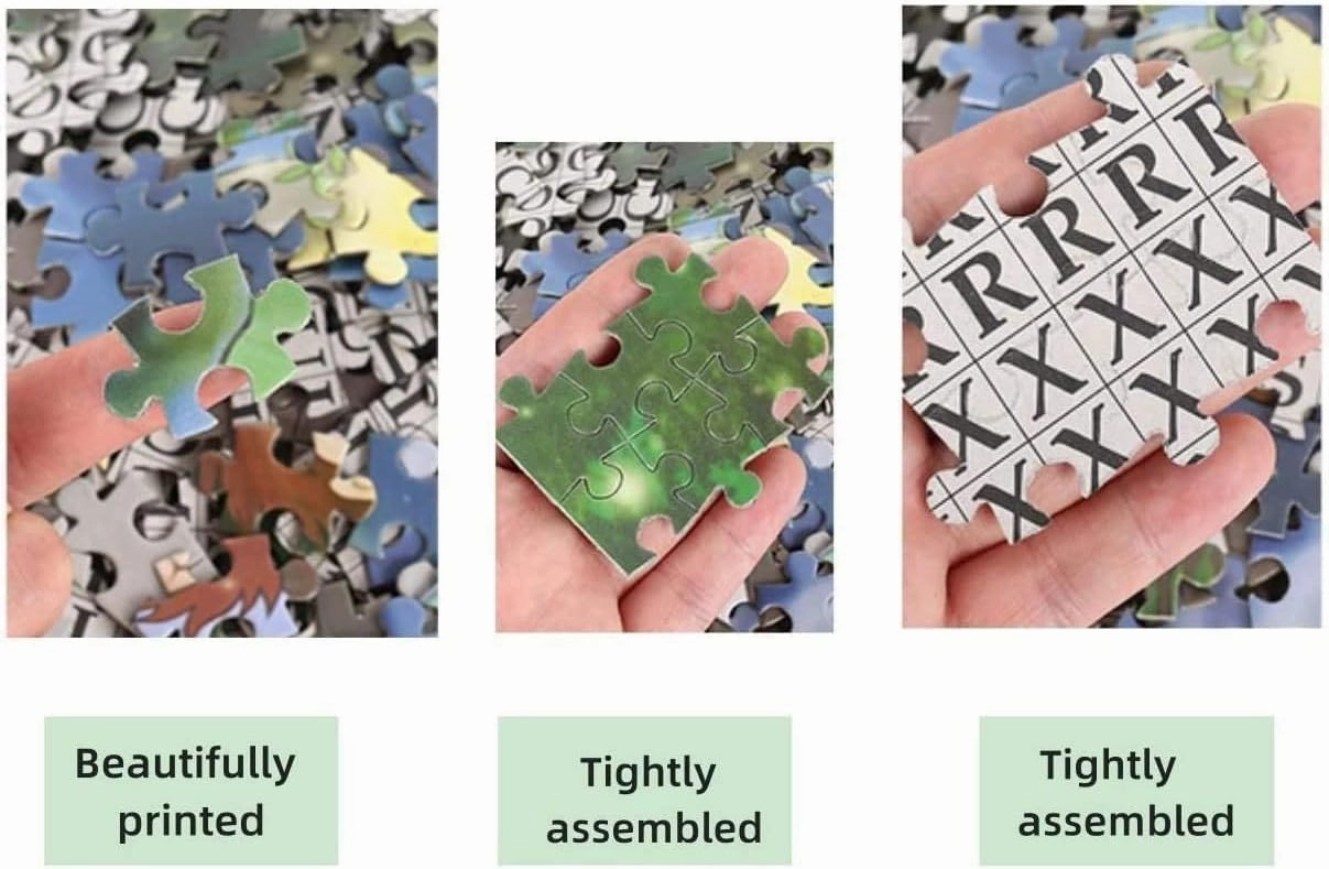 Wasgij Mystery Birthday Surprise! 500 Piece Jigsaw Puzzle Wooden Jigsaw Puzzle Farm Farmhouse Children and Adolescents Educational Training Decompression Resistant Difficult Play Games