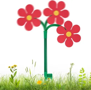 Water Sprinkler for Lawn, 2025 New Creative Rotating Garden Water Sprinklers, Cute Dancing Lawn Sprinkler, Multipurpose Garden Watering Tool (Red)