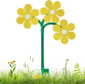 Water Sprinkler for Lawn, 2025 New Creative Rotating Garden Water Sprinklers, Cute Dancing Lawn Sprinkler, Multipurpose Garden Watering Tool (Yellow)