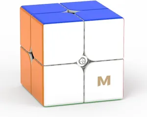 Willking YJ MGC Elite 2x2 Magnetic stickerless Speed Cube Yongjun MGC Elite 2X2 2M Magnetic Cube Puzzle