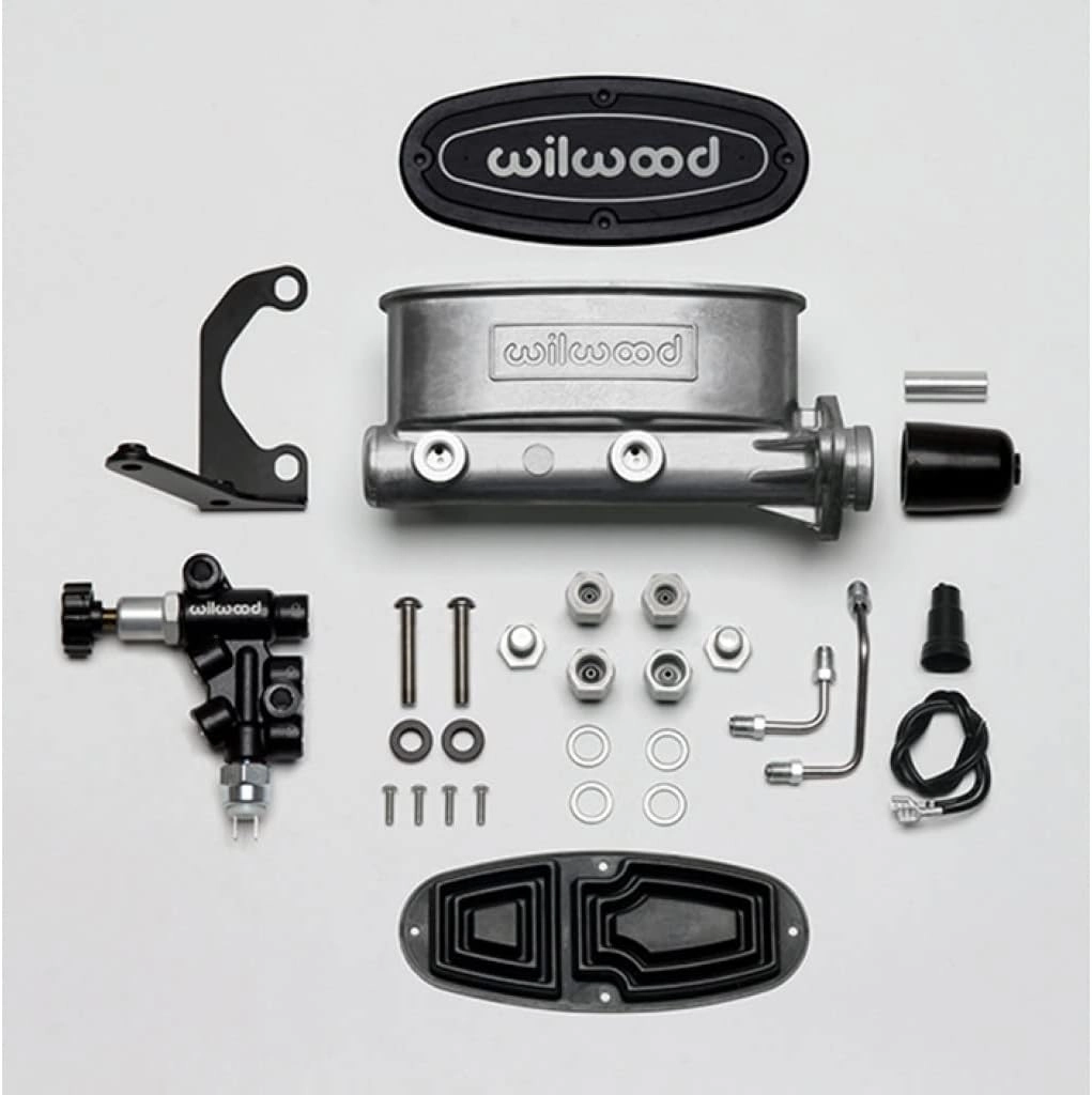 Wilwood Master Cylinder Kit HV Tandem w/L/H | Bracket & Prop Valve |