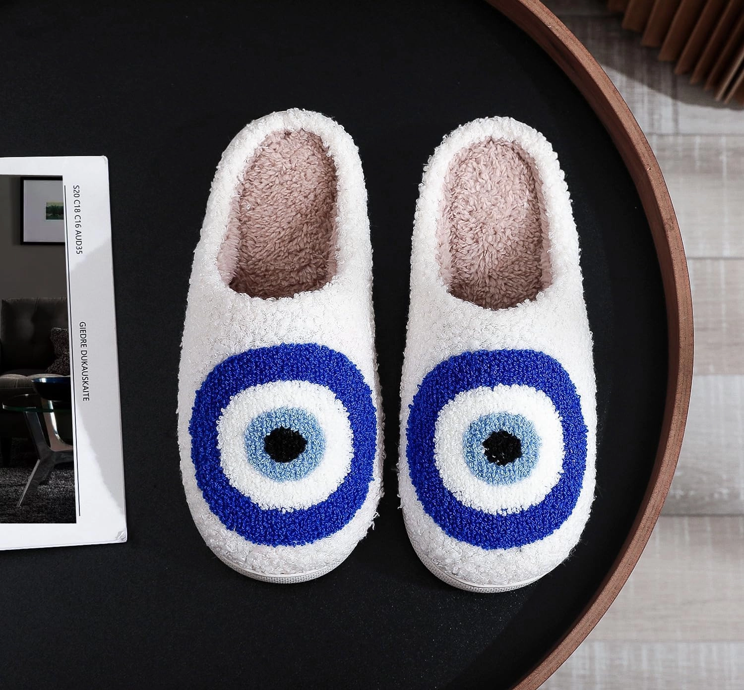 Women Men House Slippers Comfy Plush Slippers Shoes for Home Bedroom Indoor