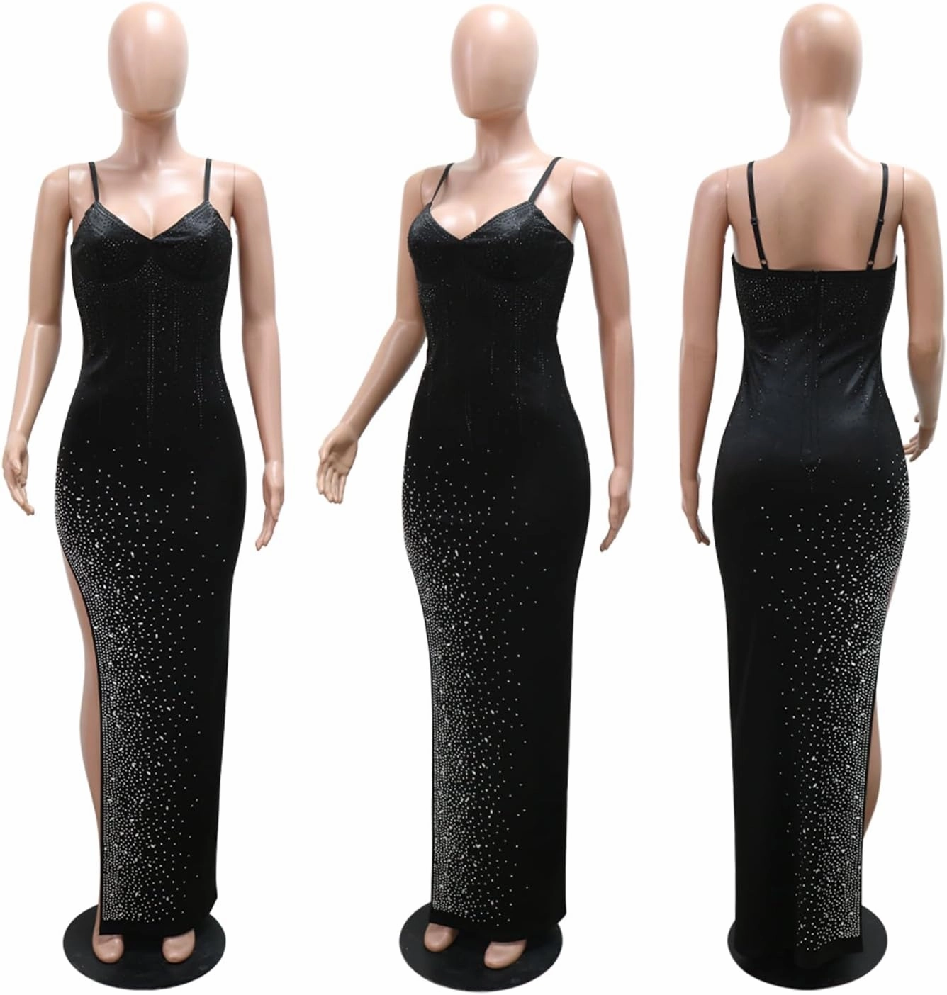 Women Sexy Hot Drilling Process Sexy Dress Party Club Night Dress