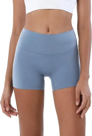 Women's Biker Shorts Workout Yoga Shorts for Women 5 Inches Spandex High Waisted Soft Biker Shorts Women Dance