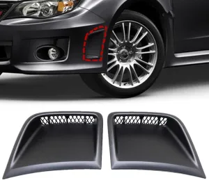 XQSMWF 2Pcs Left & Right Side Front Bumper Bezel Corner Cover 57739FG010 57739FG020 Compatible with Subaru Impreza WRX STi 2008 2009 2010 2011 2012 2013 2014