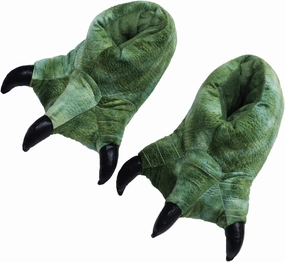 YESBOR Men's Cute Plush Paw Claw House Slippers Halloween Furry Animal Cosplay Costume Shoes