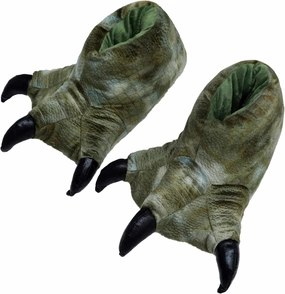 YESBOR Men's Cute Plush Paw Claw House Slippers Halloween Furry Animal Cosplay Costume Shoes