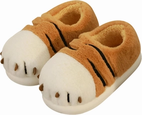 YILANLAN Women's Cute Pig Animal Cow Winter Warm Soft Plush Home Cotton Slippers